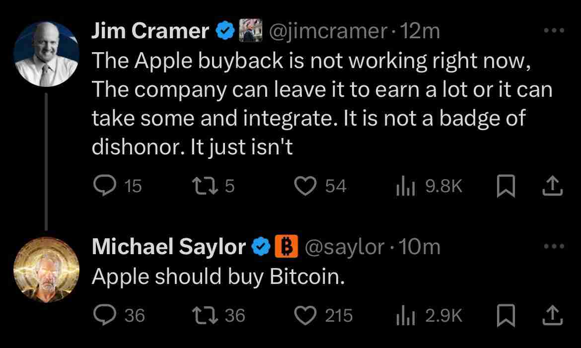 迈克尔·赛勒（Michael Saylor）呼吁美国购买比特币，警告每枚硬币5000万美元